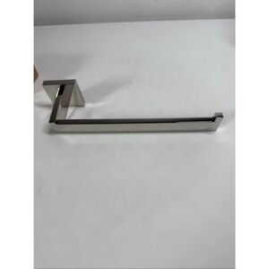 NIB Velimax Stainless Steel Towel Holder Polished Finish Silver Color